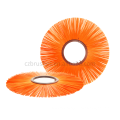 High Quality Orange Parallel PP Sweeper Brush for Snow Removal Machine